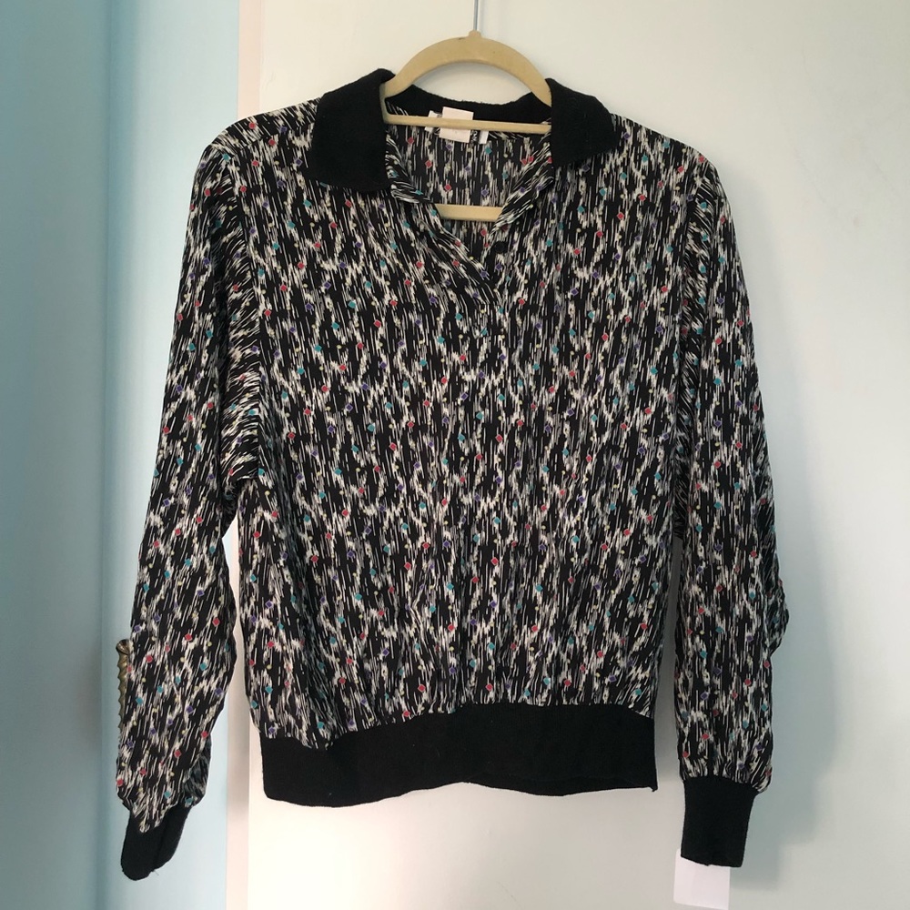 Vintage Petite Notions Shirt Fun Unique Funky